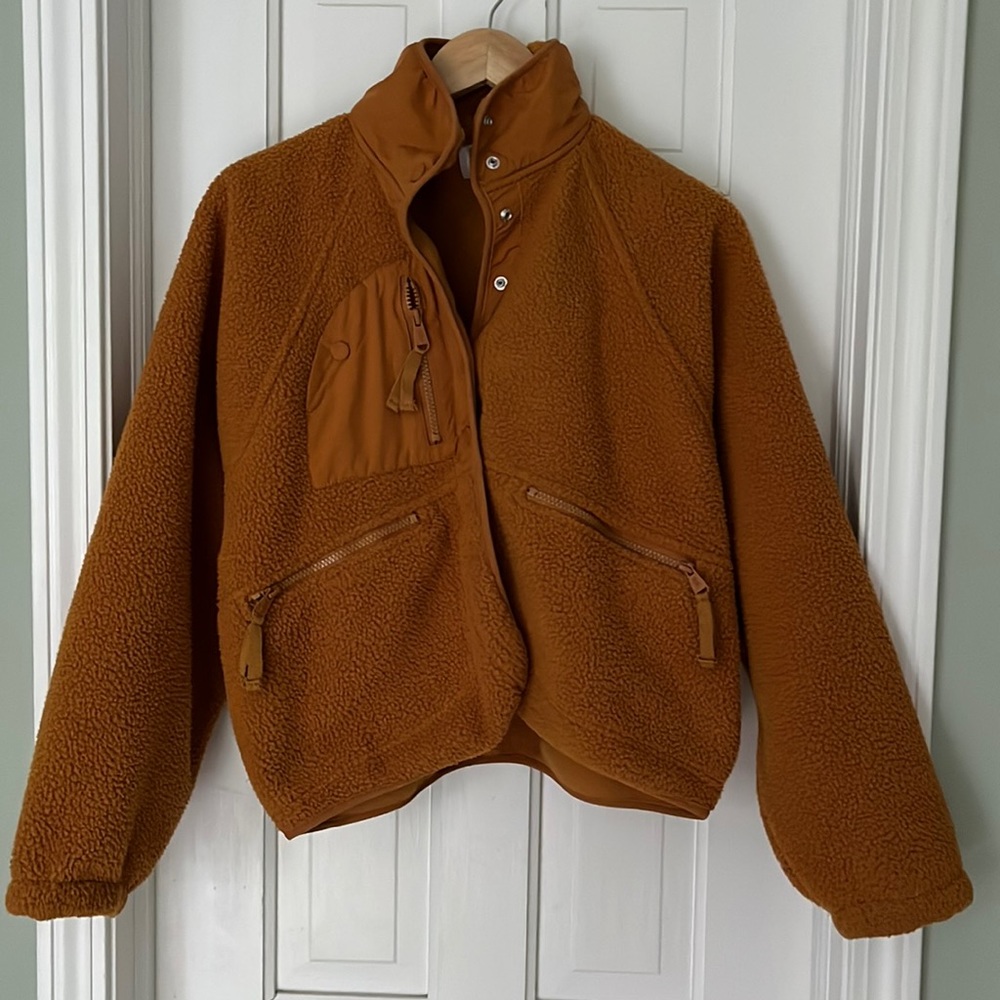 Free People Hit the Slopes fleece jacket